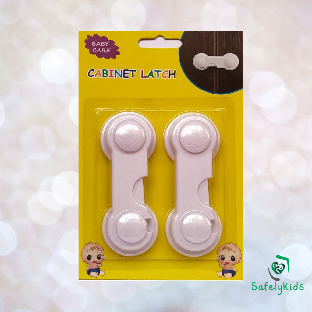 cabinet latch white